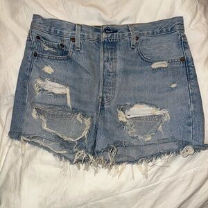 Women’s Levi Jean shorts